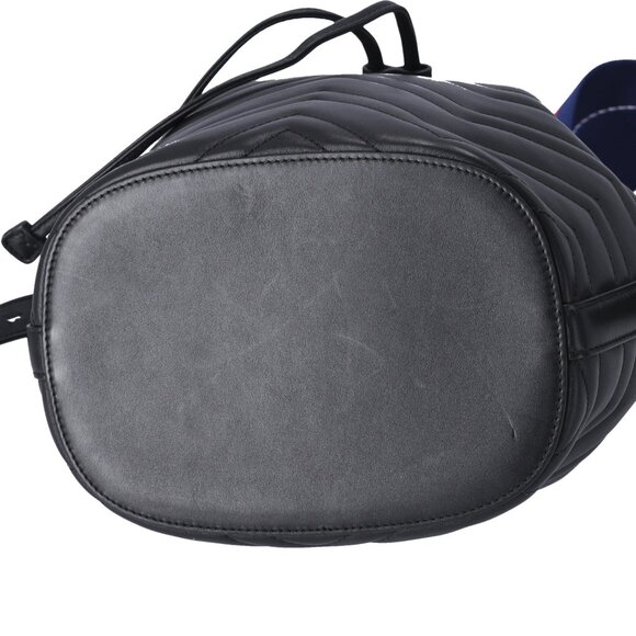 GUCCI GG Marmont Shoulder Bucket Bag 476674 Black Leather - Picture 8 of 10